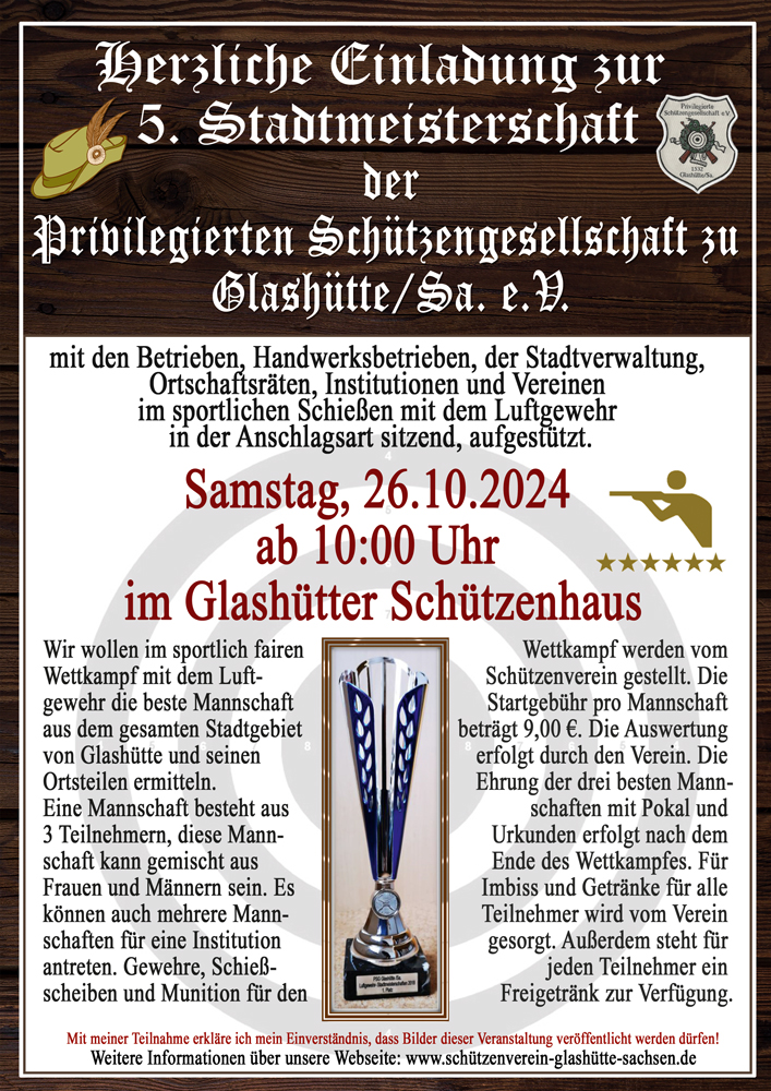 Flyer Stadtmeisterschaften